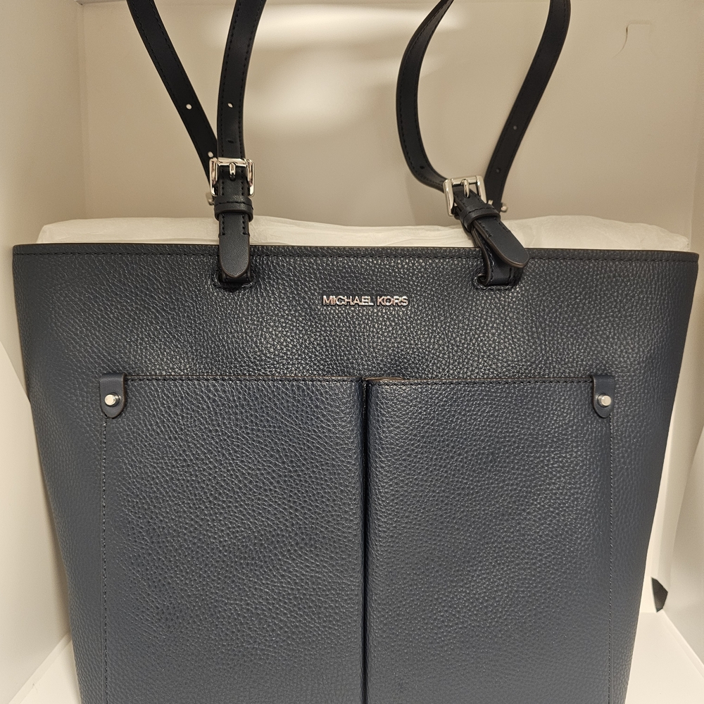 Michael Michael Kors Blue Tote Bag NWT $498 MSRP